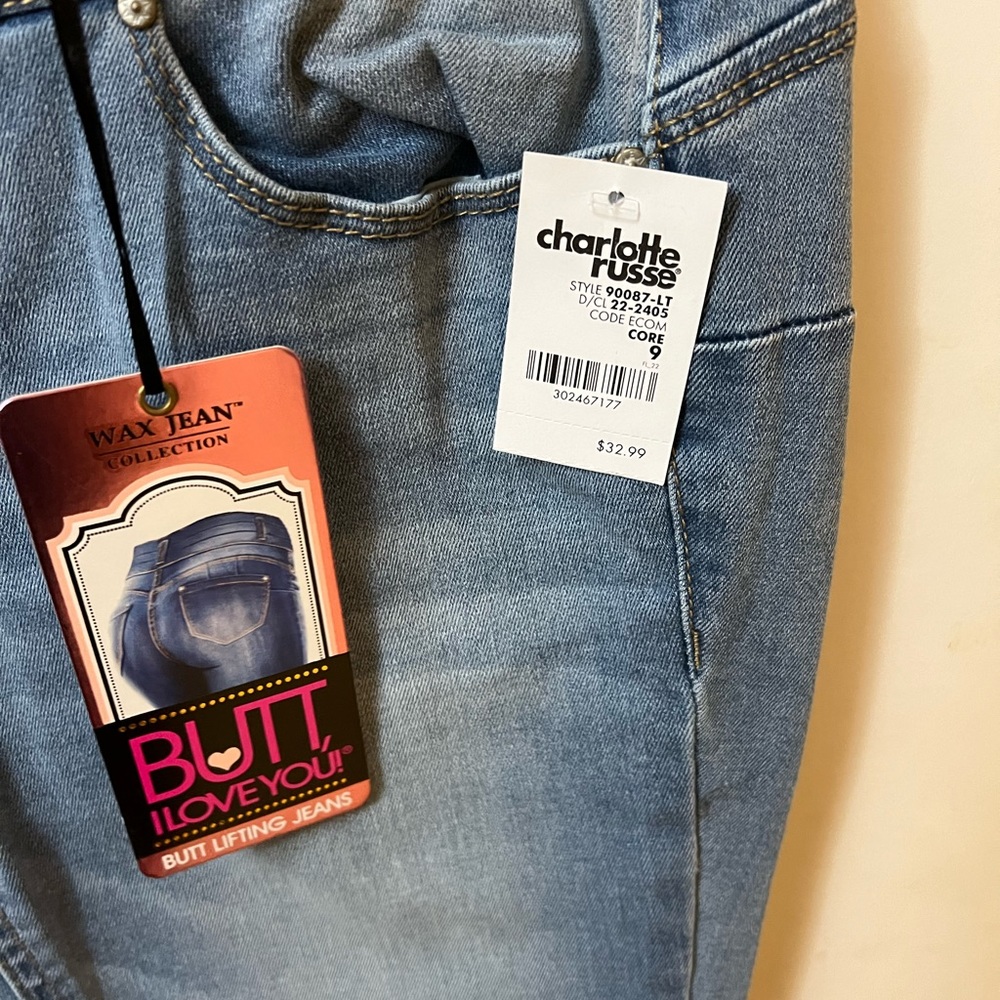 Women’s blue skinny jeans fit size 9. Never worn. Good condition 28 inch inseam - Picture 3 of 9